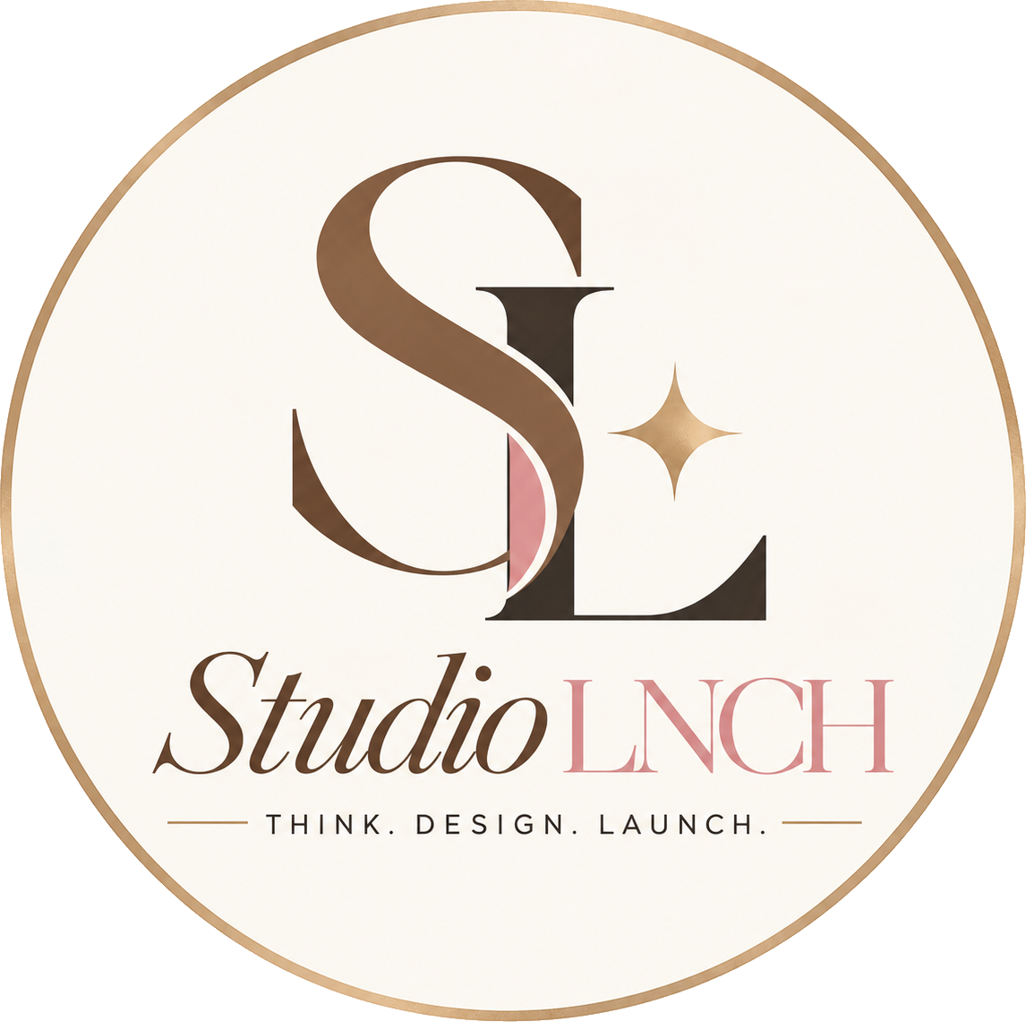 Studio LNCH monogram — Think. Design. Launch.